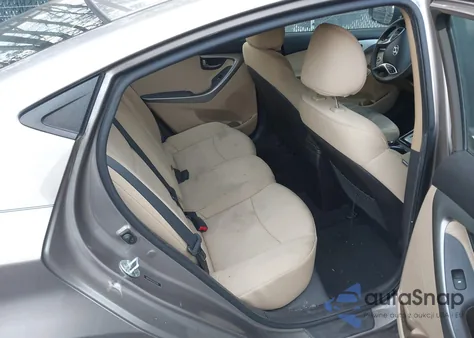 2012 Hyundai Elantra Gls from USA, damaged, VIN 5NPDH4AEXCH101565